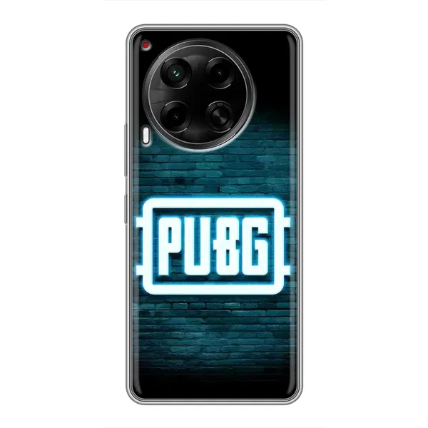 Чехол с принтом «Лого PUBG» для TECNO Camon 30 (CL6)