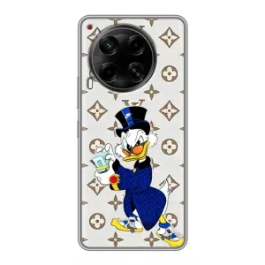 Чехлы для Tecno Camon 30 (CL6) - Скрудж МакДак Louis Vuitton (PREMIUMPrint) (Макдак на стиле)