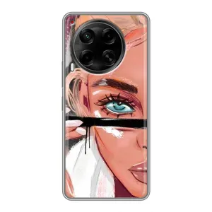 Чехол с печатью для Tecno Camon 30 (CL6) - (Мода) (AlphaPrint)