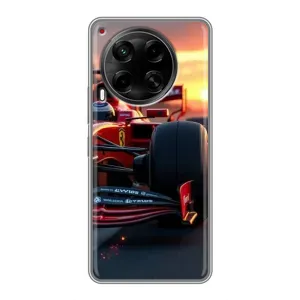 Чехол Формула1 на Tecno Camon 30 (CL6) (Макларен на закате)