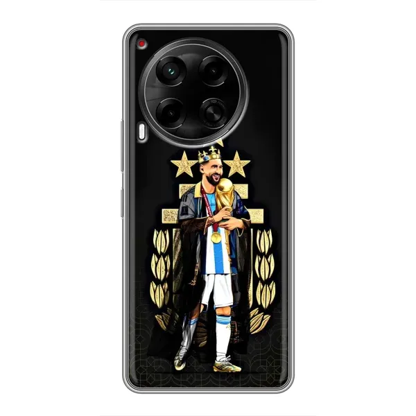 Чехол с принтом «Месси Король» для TECNO Camon 30 (CL6)