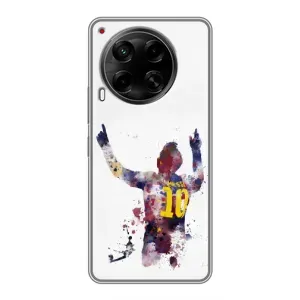 Чехлы Месси для Tecno Camon 30 (CL6) (AlphaPrint) (Messi Barca)