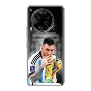Чехлы для Tecno Camon 30 (CL6) (Leo чемпион) (AlphaPrint) (Месси Чемпион)