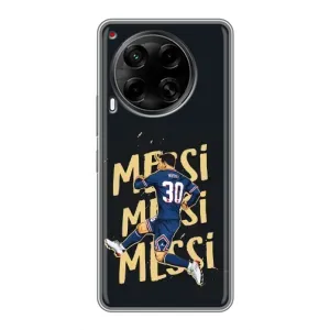 Чехлы для Tecno Camon 30 (CL6) (Leo чемпион) (AlphaPrint) (Messi ПСЖ)