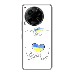 Чохол для Патріота України Tecno Camon 30 (CL6) - (AlphaPrint) (Мир Україні)
