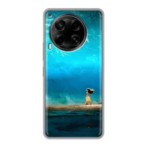 Чехол с мультфильмом Моана Tecno Camon 30 (CL6) (Океан Моана)