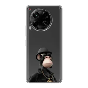 Чехлы с Обезьянами NFT для Tecno Camon 30 (CL6) (AlphaPrint) (Обезьяна NFT)