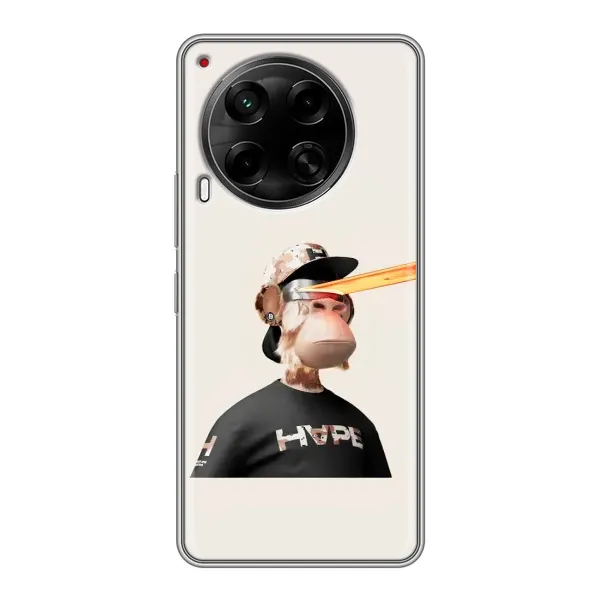 Чехол с принтом «обезьяна NFT в очках» для TECNO Camon 30 (CL6)