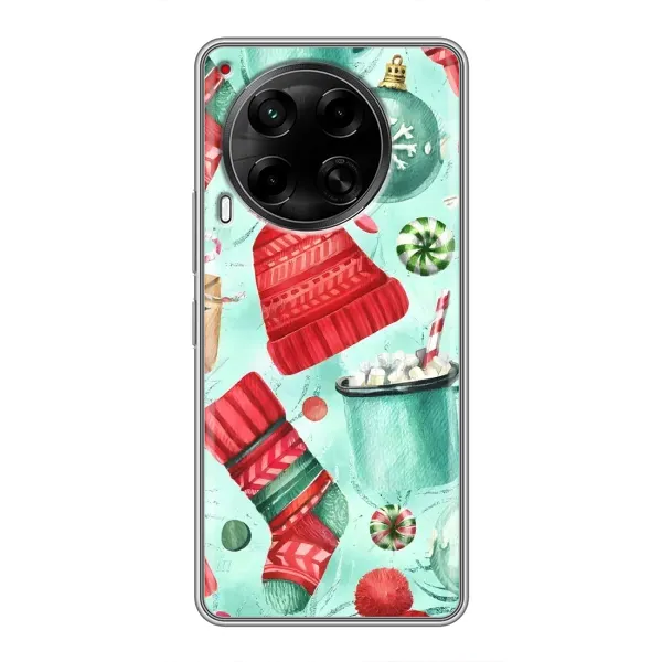 Чехол с принтом «Одежда НГ» для TECNO Camon 30 (CL6) Чехол с принтом «Одежда НГ» для TECNO Camon 30 (CL6)