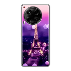 Чехол Эйфелева Башня для Tecno Camon 30 (CL6) - (AlphaPrint) (Париж Башня)