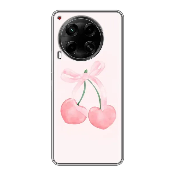 Чехол с принтом «Розовые вишни» для TECNO Camon 30 (CL6) Чехол с принтом «Розовые вишни» для TECNO Camon 30 (CL6)