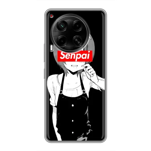 Чехол с принтом «Senpai» для TECNO Camon 30 (CL6)