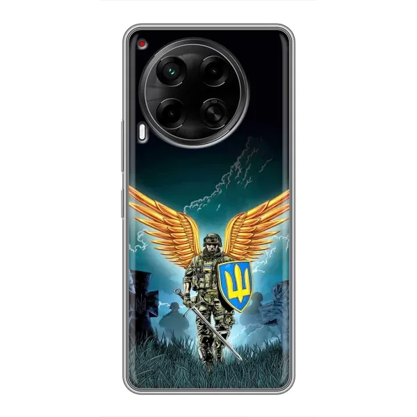 Чехол с принтом «Солдат ЗСУ» для TECNO Camon 30 (CL6) Чехол с принтом «Солдат ЗСУ» для TECNO Camon 30 (CL6)