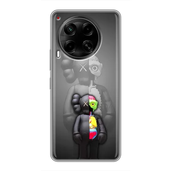 Чехол с принтом «Тело Bearbrick» для TECNO Camon 30 (CL6)