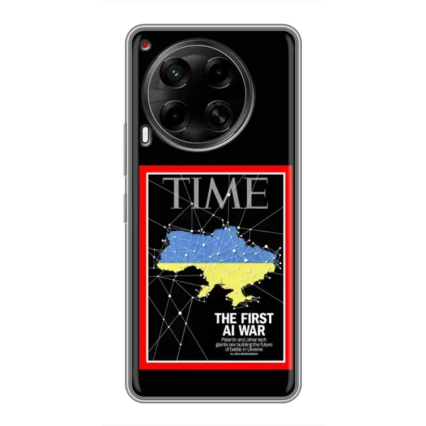 Чехол с принтом «TIME Ukraine» для TECNO Camon 30 (CL6)