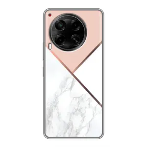 Мраморный чехол на Tecno Camon 30 (CL6) (VPrint) (Тройной мрамор)