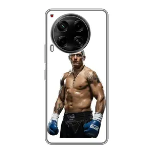 Чехол с картинкой Александр Усик для Tecno Camon 30 (CL6) (Усик на белом)