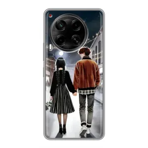 Чехол с дизайном Венздей 2 на Tecno Camon 30 (CL6) (Уэнздей и Тайлер)