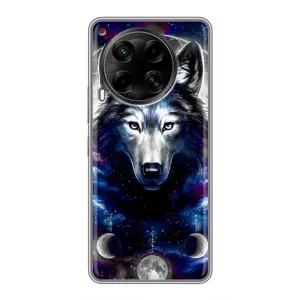 Защитные чехлы для Техно Камон 30 (AlphaPrint) (ХИТ продаж) ВОЛК (Волк)