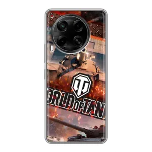 Чехлы с тематикой Киберспорт для Tecno Camon 30 (CL6) (VPrint) (World of Tanks)