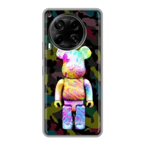 Чехлы для Tecno Camon 30 (CL6) - Bearbrick Louis Vuitton (PREMIUMPrint) (Яркий Bearbrick)