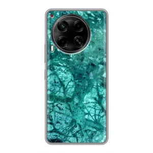 Мраморный чехол на Tecno Camon 30 (CL6) (VPrint) (Зеленый мрамор)