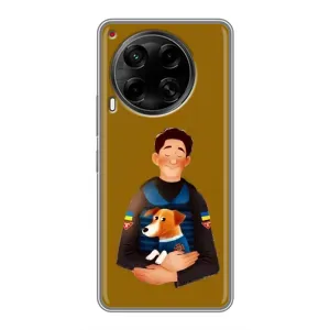 Чехлы с картинкой собаки Патрон для Tecno Camon 30 (CL6) (AlphaPrint) (ЗСУ Патрон)