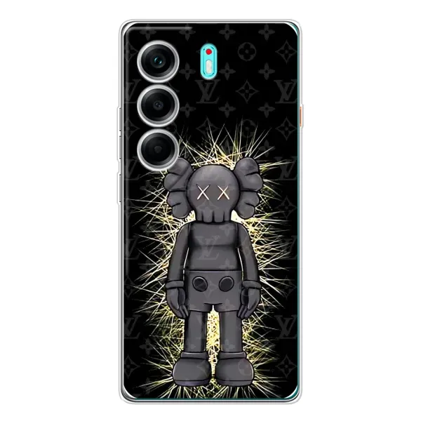 Чохол з принтом «Bearbrick LV» для TECNO Camon 40