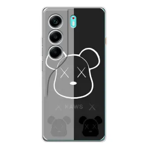Чохли для TECNO Camon 40 - Bearbrick Louis Vuitton (PREMIUMPrint) (БеарБрік очі)
