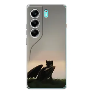 Чехол как приручить дракона на TECNO Camon 40 (Беззубик)