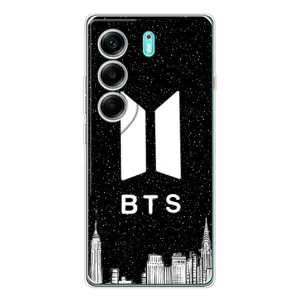 Чохли BTS для TECNO Camon 40 (AlphaPrint) (БТС Лого)