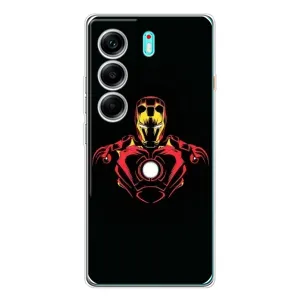 Чохли з героями Марвел TECNO Camon 40 (VPrint) (Залізна людина)