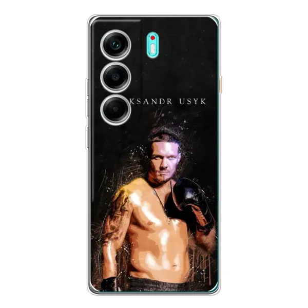 Чохол з принтом «Боксер Олександр Усик» для TECNO Camon 40