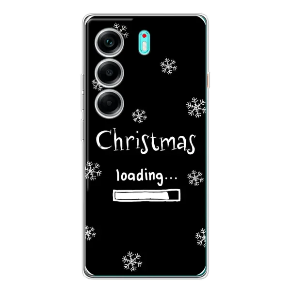 Чехол с принтом «Christmas loading» для TECNO Camon 40