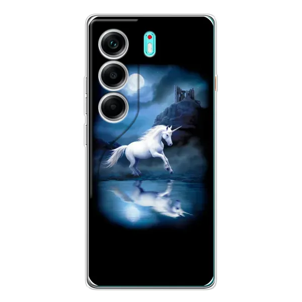Чехол с принтом «Единорог» для TECNO Camon 40