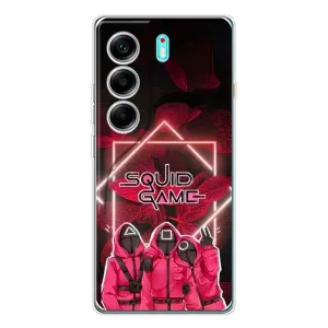 Чохол Гра в кальмара для TECNO Camon 40 (Охоронці Гра кальмара)
