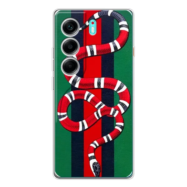 Чехол с принтом «Gucci змия» для TECNO Camon 40