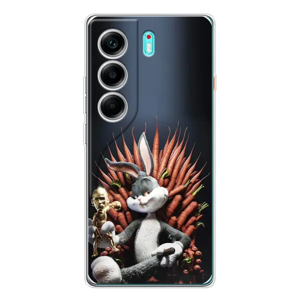 Чохол з принтом «Король Кролик» для TECNO Camon 40