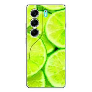 Чохли з фруктами для TECNO Camon 40 (VPrint) (Лайм)