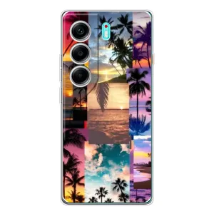 Силіконовий чохол з КАРТИНКАМИ літо для TECNO Camon 40 (AlphaPrint) (Літня відпустка)