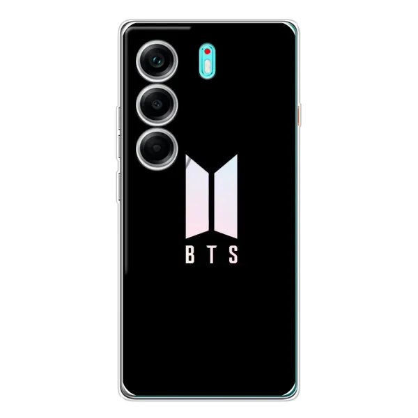 Чохол з принтом «Лого BTS» для TECNO Camon 40