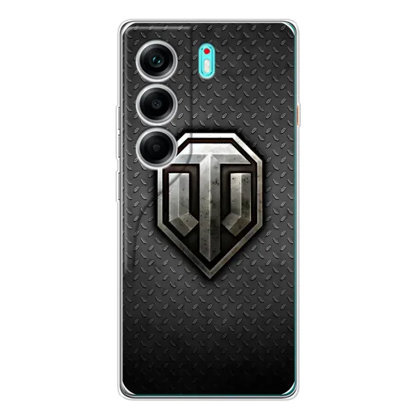 Чохол з принтом «Лого Tanks» для TECNO Camon 40