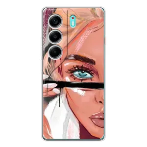 Чохол з друком для TECNO Camon 40 - (Мода) (AlphaPrint) (Макіяж)