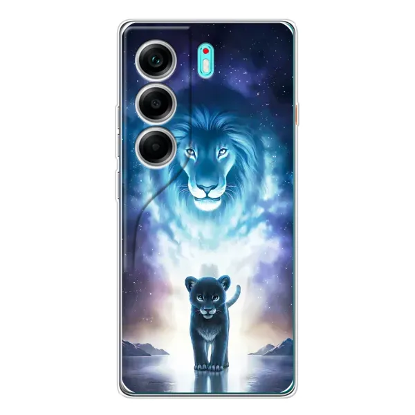 Чехол с принтом «Маленький лев» для TECNO Camon 40