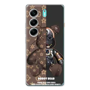 Круті Чохли Луі Віттон для TECNO Camon 40 (AlphaPrint) (Ведмідь Луі Вітон)