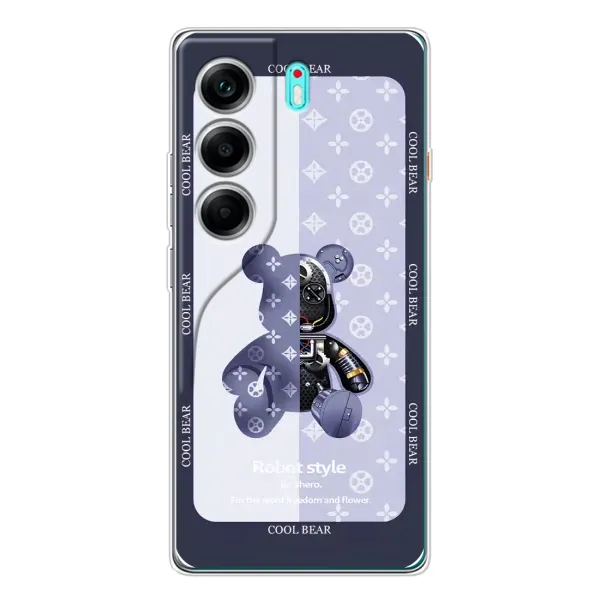 Чохол з принтом «Медведик LV» для TECNO Camon 40 Чохол з принтом «Медведик LV» для TECNO Camon 40