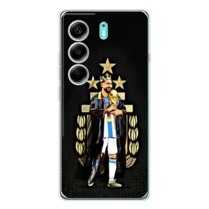 Чохли для TECNO Camon 40 (Leo чемпіон) (AlphaPrint) (Мессі Король)