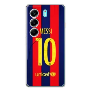 Чохли Мессі для TECNO Camon 40 (AlphaPrint) (Messi Barca 10)