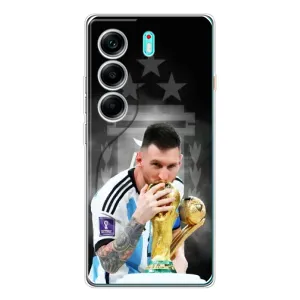 Чохли для TECNO Camon 40 (Leo чемпіон) (AlphaPrint) (Мессі Чемпіон)