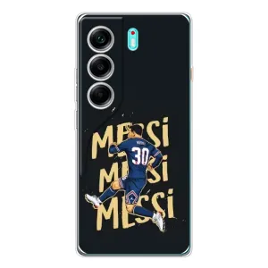 Чохли для TECNO Camon 40 (Leo чемпіон) (AlphaPrint) (Messi ПСЖ)